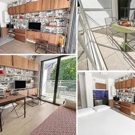 公寓 Balcon Calme, Deco Architecte & Wifi Ultra Rapide *